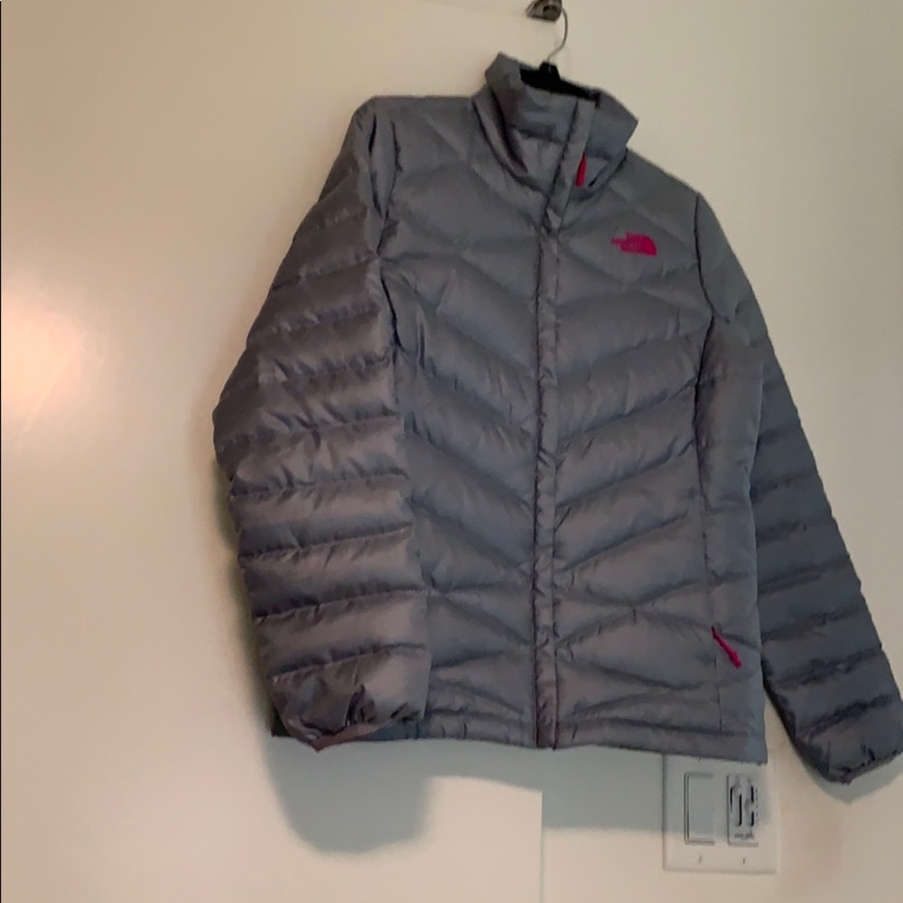 Gray north face jacket
